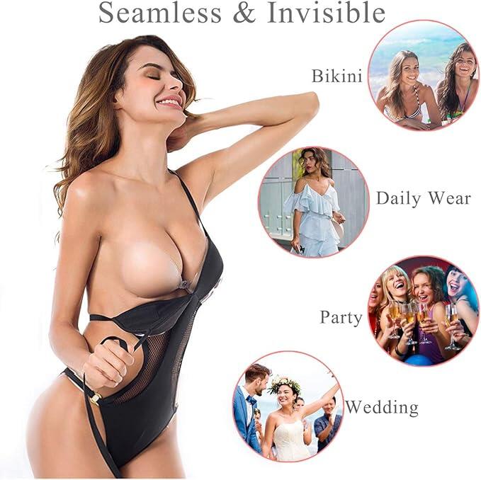 Sujetador Push-Up Invisible Sin Tirantes