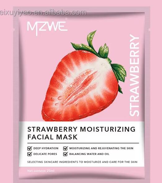 Mascarilla Facial Iluminadora e Hidratante Fresa