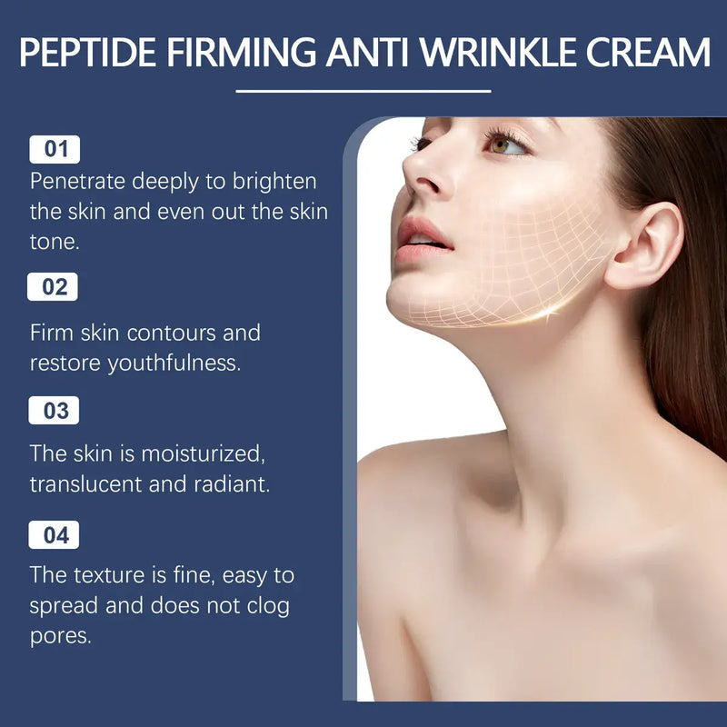 Hoygi Crema Reafirmante Antiarrugas con Péptidos – 50g ✨💆‍♀️